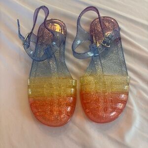 GAP Kids Glitter Sandals - Blue, Yellow,‎ Orange